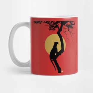 The leopard in his tree Mug